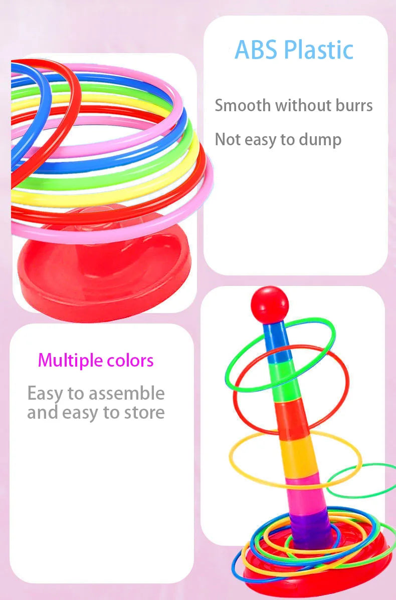 Ring Toss Game UK – Kids Stacking Throwing Circle Game