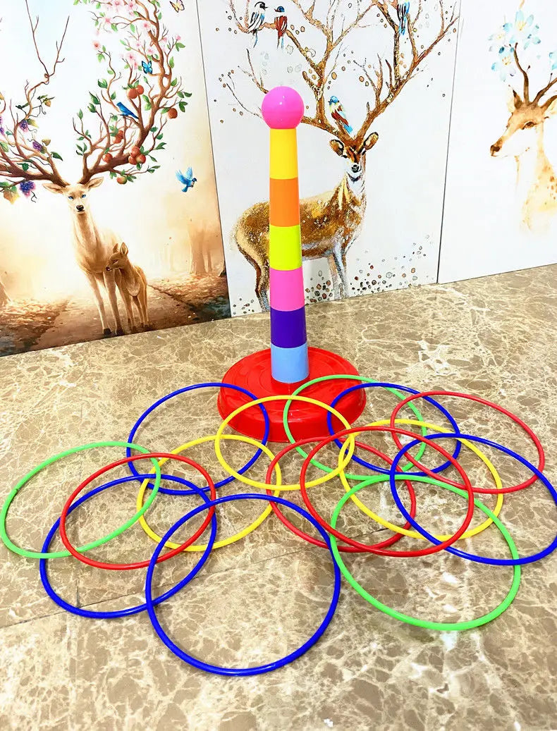 Ring Toss Game UK – Kids Stacking Throwing Circle Game