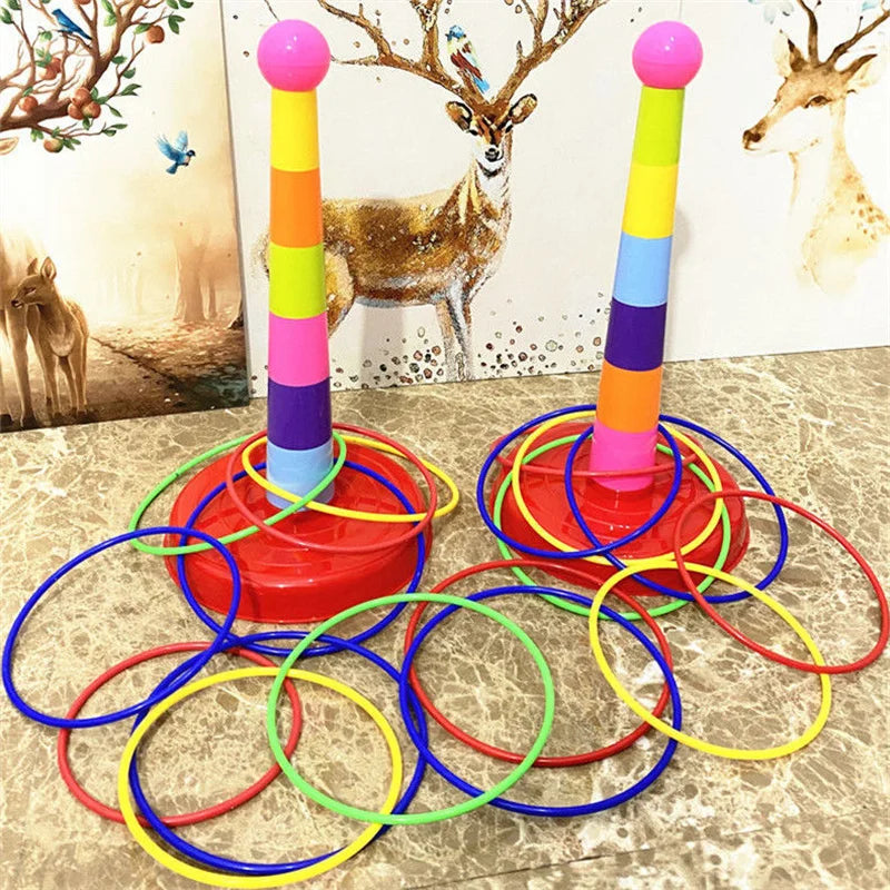 Ring Toss Game UK – Kids Stacking Throwing Circle Game