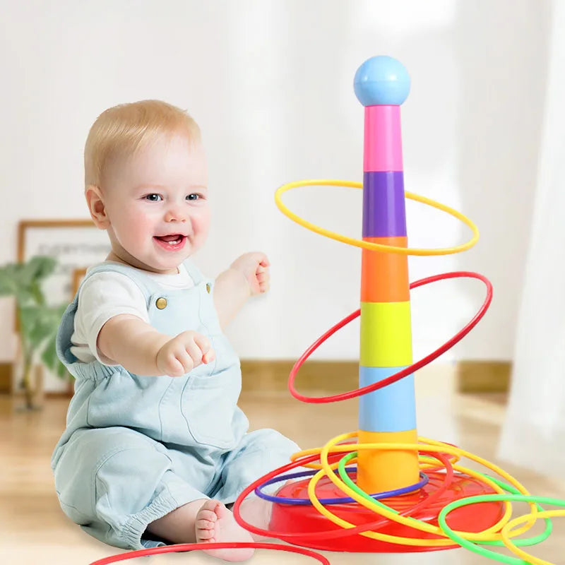 Ring Toss Game UK – Kids Stacking Throwing Circle Game