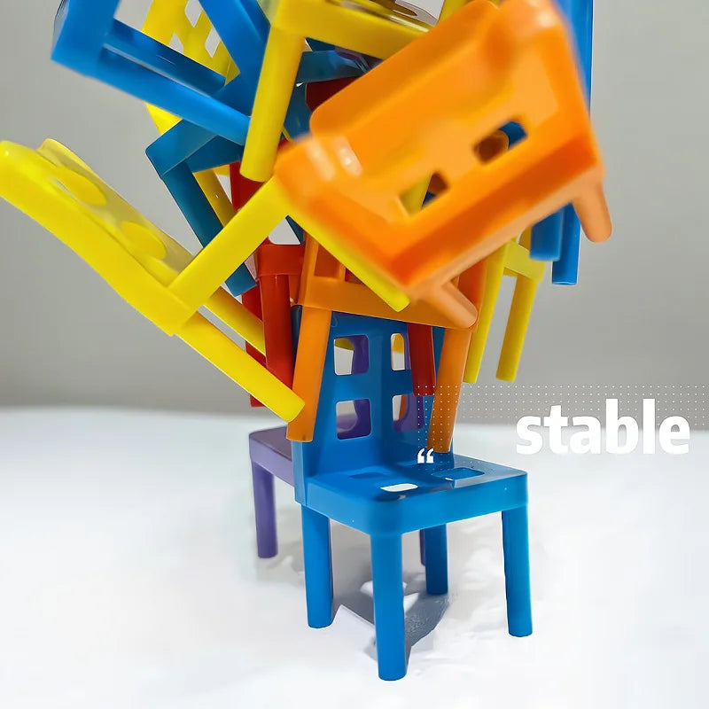 Chair Stacking Game UK – Kids Balance Puzzle Party Game