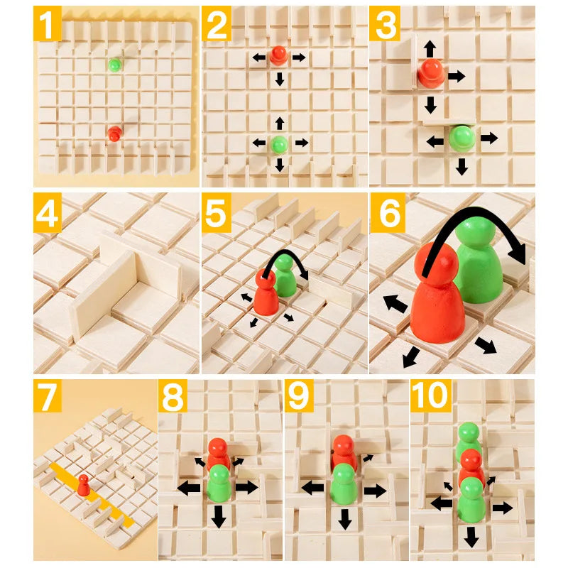 Maze Strategy Game – 2 Player Brain Challenge Puzzle Game