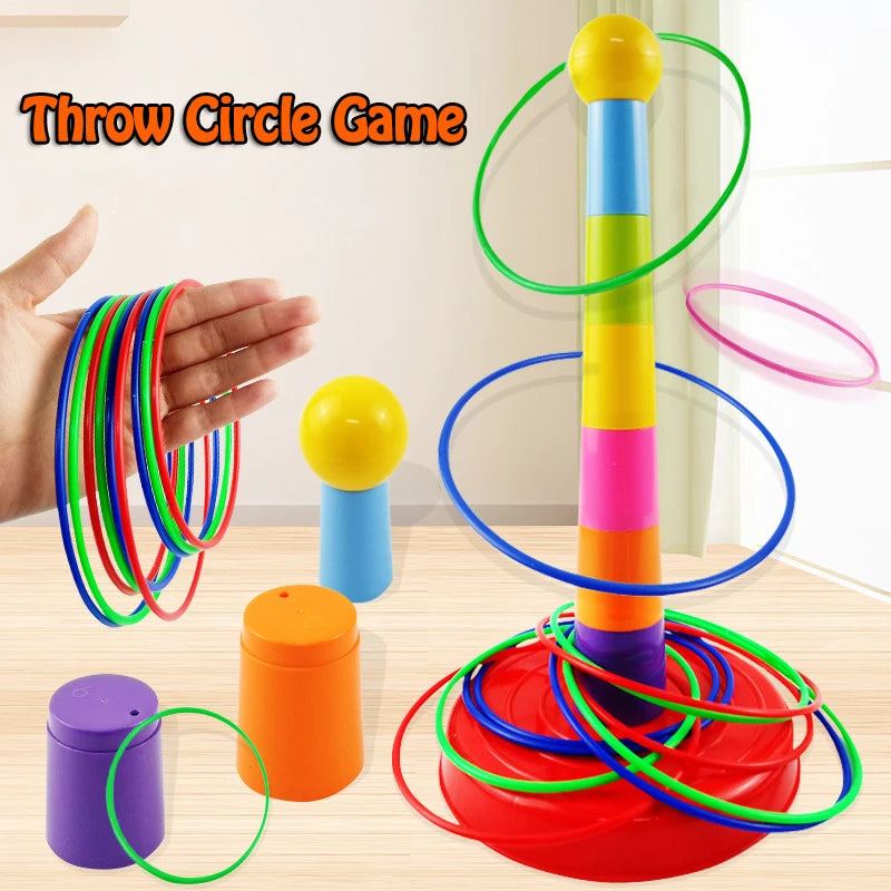 Ring Toss Game UK – Kids Stacking Throwing Circle Game