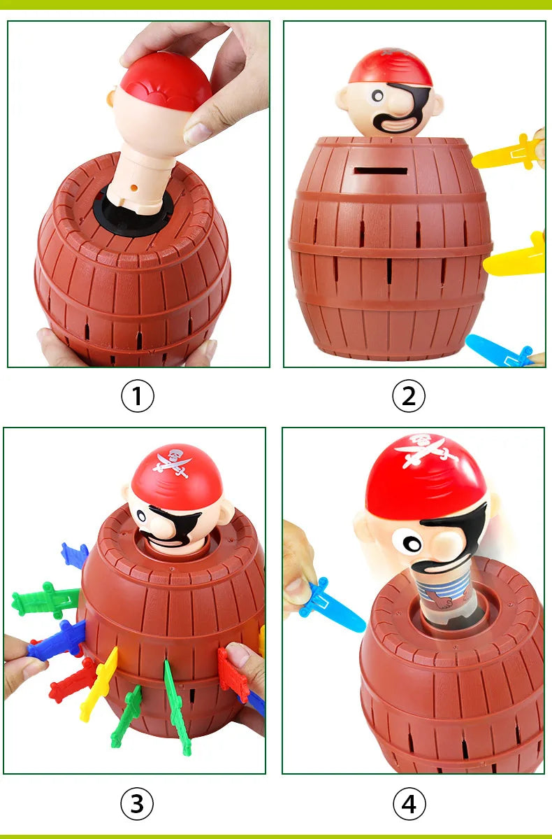Jumping Pirate Game UK – Funny Barrel Sword Party Game