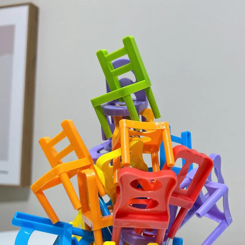 Chair Stacking Game UK – Kids Balance Puzzle Party Game