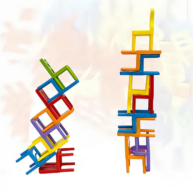Chair Stacking Game UK – Kids Balance Puzzle Party Game