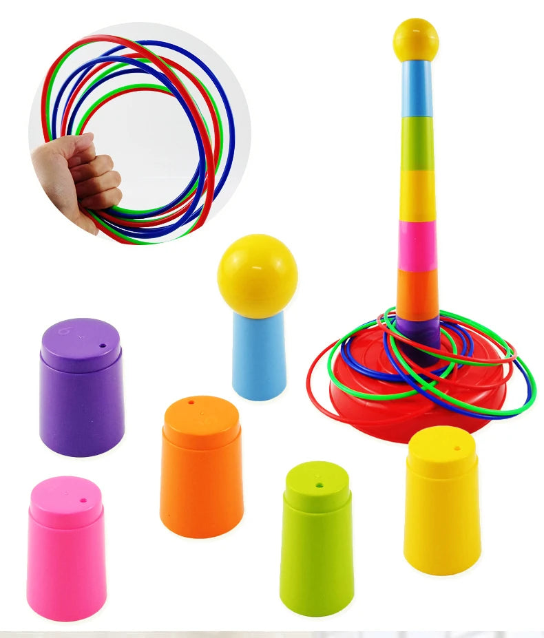 Ring Toss Game UK – Kids Stacking Throwing Circle Game