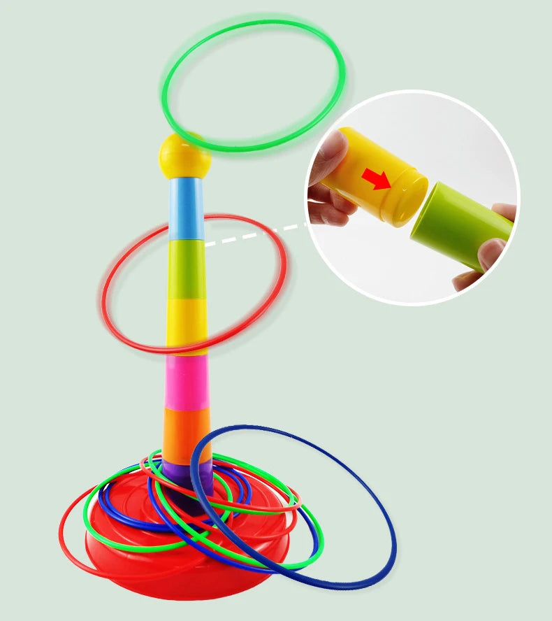 Ring Toss Game UK – Kids Stacking Throwing Circle Game