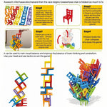 Chair Stacking Game UK – Kids Balance Puzzle Party Game