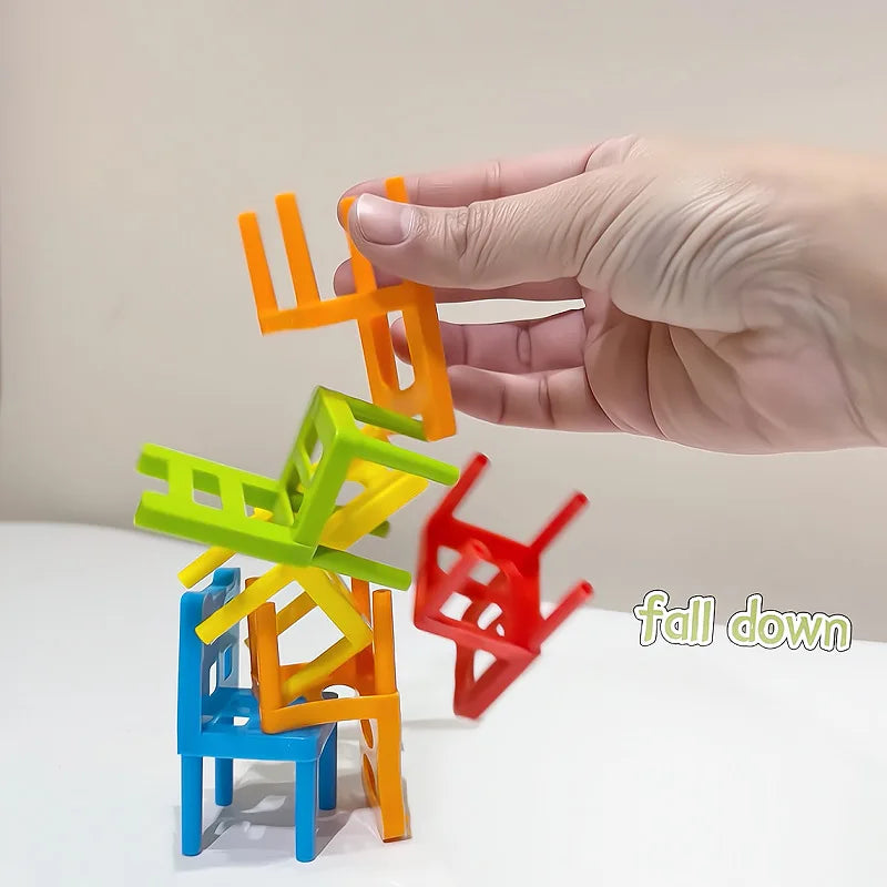 Chair Stacking Game UK – Kids Balance Puzzle Party Game