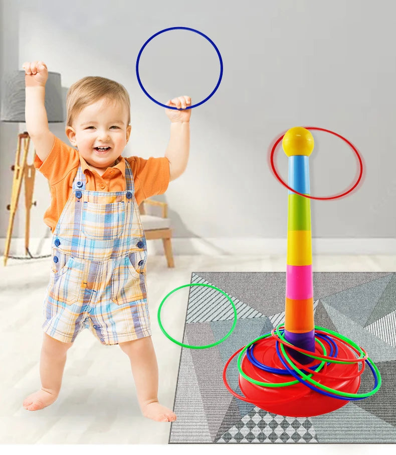 Ring Toss Game UK – Kids Stacking Throwing Circle Game