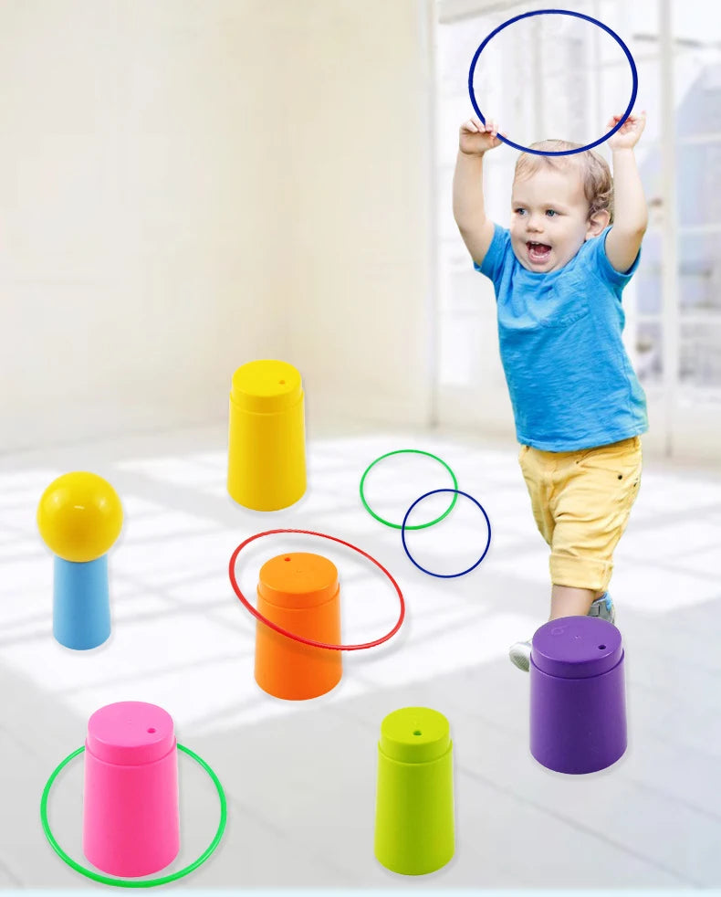Ring Toss Game UK – Kids Stacking Throwing Circle Game