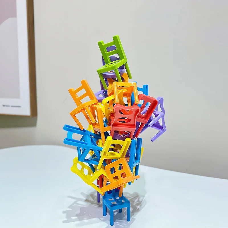 Chair Stacking Game UK – Kids Balance Puzzle Party Game