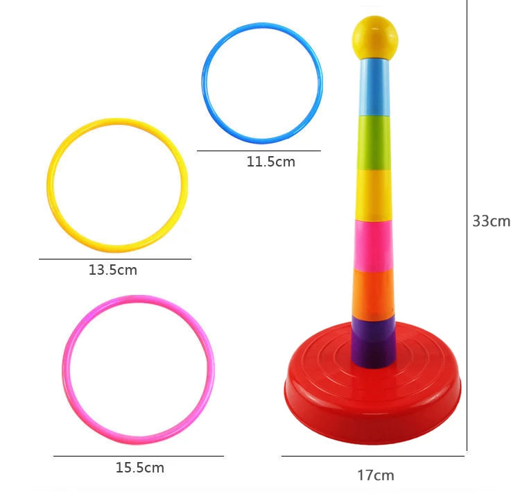 Ring Toss Game UK – Kids Stacking Throwing Circle Game