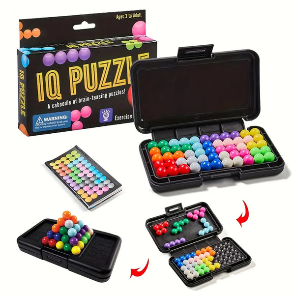 IQ Puzzle Game – 120 Brain Challenges (3D Logic Game)